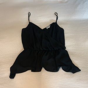 Black blouse tank top